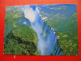 AERIAL VIEW OF THE VICTORIA FALLS - Zimbabwe