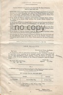 1850 - COLONIAL POSTAGE - PARLIAMENTARY DOCUMENT - RETURNS OF POSTAGE RATES BETWEEN THE UNITED KINGDOM AND BRITISH COLON - Posta