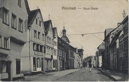 Rheinbach   -   Haupt-Strasse.   -   1910  Naar   Niel - Siegburg