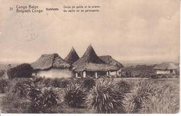 21 Congo Belge - Kabinda - Corps De Garde Et La Prison - Stamped Stationery