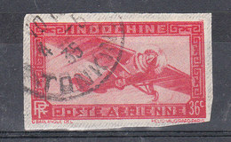 INDOCHINE YT PA 8  ENTIER  Obiltéré 1935 - Airmail