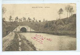 Gouy Lez Pieton Le Tunnel ( Sur Cette Vue Un Seul Cheval Sur La Halage ) - Courcelles