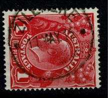 Ref 1258 - 1915 Australia KGV 1d Head Used Stamp - Uncommon Zillmere Queensland Postmark - Usati