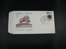 BELG.1974 1733 FDC Brux/Brus "Ardense Jagers/Chasseurs Ardennais 1934-1974 " - 1971-80