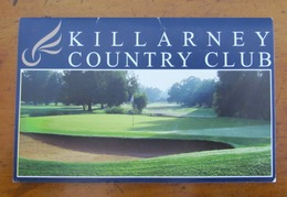 GOLF=SOUTH AFRICA=SCORE CARD=KILLARNEY COUNTRY CLUB=JOHANNESBURG=UNUSED=SAA=CITADEL=PEREGRINE GROUP=NICE CARD!!!! - Bekleidung, Souvenirs Und Sonstige