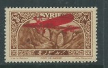 Syrie P. A. N° 31 X  Timbres De 1925 Avec Surcharge Carmin : 3 Pi Brun  Trace De Charnière SinonTB - Posta Aerea