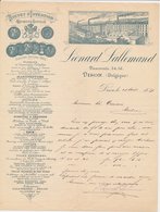Factuur / Brief Dison 1889 - Leonard Sallemand - 1800 – 1899