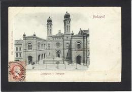 CPA Synagogue Judaïca Judaïsme Jewish Type Juif  Circulé Budapest Hongrie - Jodendom