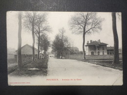 88 - Pouxeux - CPA - Avenue De La Gare - Homeyer & Ehret - 1904 - - Pouxeux Eloyes