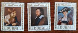 DUBAI, Peinture, Painting, RUBENS, MURILLO.MICHEL 273/275 **MNH - Rubens