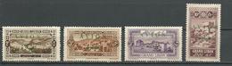 GRAND LIBAN Scott C9-C12 Yvert PA9-PA12 (4) * Cote 20,00 $ 1925 - Poste Aérienne