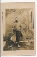 CPA 49 Carte-photo Soldat De 14-18 De SAINT AUBIN DE LUIGNE Près Chalonnes Sur Loire Identifié Au Dos - Chalonnes Sur Loire