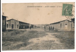 CPA 91 ETAMPS MONDESIR Aviation Militaire Le Camp - Etampes