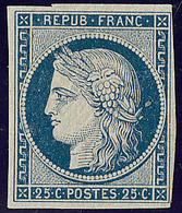 ** No 4a, Bleu Foncé, Jolie Pièce. - TB. - RR - 1849-1850 Ceres