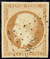 No 9, Obl Pc 898, Pelurage Au Verso Mais Superbe D'aspect - 1852 Louis-Napoleon