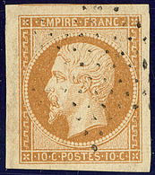 No 13A, Bistre, Un Voisin, Obl étoile, Ex Choisi. - TB - 1853-1860 Napoléon III.