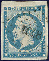 Retouche Delacourcelle. No 15h, Obl Pc . - TB (N°et Cote Maury) - 1853-1860 Napoléon III.