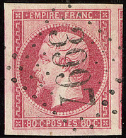 No 17B, Deux Voisins, Obl Gc 3997, Superbe - 1853-1860 Napoléon III