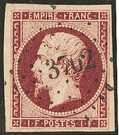 No 18g, "velours", Obl Gc 3702, Très Jolie Pièce. - TB. - R - 1853-1860 Napoleone III