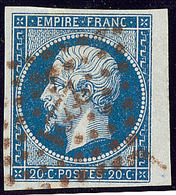 Oblitérations. Petits Chiffres. No 14A, Petit Bdf, Obl Pc 2221 Rouge. - TB - 1853-1860 Napoleone III