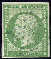 Oblitérations. Etoile Bleue. No 12. - TB - 1853-1860 Napoleone III