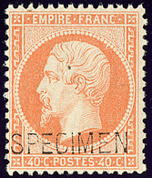 ** "SPECIMEN". No 23d, Très Frais. - TB. - R - 1862 Napoléon III.