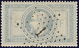 No 33, Gris-violet, Obl étoile, Superbe. - R - 1863-1870 Napoleone III Con Gli Allori