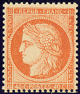 ** No 38, Orange, Très Frais. - TB - 1870 Siege Of Paris