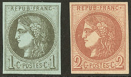 * Nos 39I, 40II. - TB - 1870 Uitgave Van Bordeaux