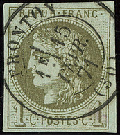 No 39IIIj, Obl Cad 17 De Fronton Fév 71, Ex Choisi. - TB - 1870 Emissione Di Bordeaux