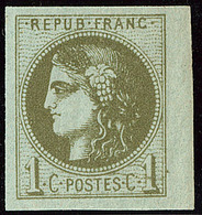 ** No 39IIIl, Olive, Petit Bdf, Très Frais. - TB - 1870 Uitgave Van Bordeaux