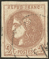 Report I. No 40I, Obl Cad. - TB - 1870 Bordeaux Printing