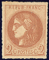 ** No 40II, Percé En Lignes, Très Frais. - TB - 1870 Bordeaux Printing