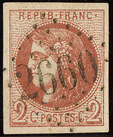 No 40II, Obl Gc 2660, Jolie Pièce. - TB - 1870 Uitgave Van Bordeaux