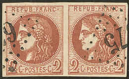 No 40II, Obl Gc 675. - TB - 1870 Ausgabe Bordeaux