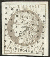 Report I. No 41I, Obl "ancre" Fausse, Superbe D'aspect - 1870 Emisión De Bordeaux