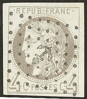 Report I. No 41I, Obl "ancre" Fausse, Superbe D'aspect - 1870 Bordeaux Printing