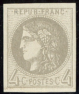 ** No 41II, Gris, Très Frais. - TB - 1870 Ausgabe Bordeaux