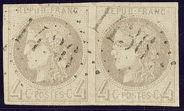 No 41II, Paire Obl Gc 1436. - TB - 1870 Emisión De Bordeaux