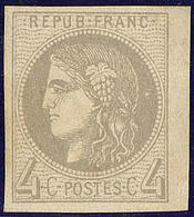 * No 41IIc, Gris Jaunâtre, Petit Bdf. - TB - 1870 Emission De Bordeaux