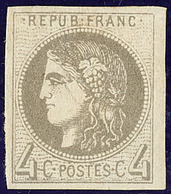 * No 41IIe, Gris Foncé, Très Frais. - TB - 1870 Emission De Bordeaux