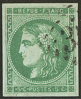 No 42IIp, Pos. 4, Obl Gc, Jolie Pièce. - TB - 1870 Emission De Bordeaux