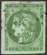 4e état. No 42IIs, Vert-jaune Nuance Foncée, Jolie Pièce. - TB - 1870 Uitgave Van Bordeaux