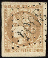 No 43Ic, Bistre-verdâtre, Nuance Foncée, Obl Gc 3004, Jolie Pièce. - TB - 1870 Emission De Bordeaux