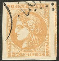 No 43IIf, Bistre Orange, Deux Voisins, Superbe - 1870 Emission De Bordeaux