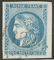 Impression Fine. No 45Ic, Petit Bdf + Un Voisin, Jolie Pièce. - TB - 1870 Emission De Bordeaux