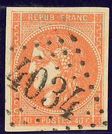 No 48, Obl Gc 4034, Ex Choisi. - TB - 1870 Ausgabe Bordeaux