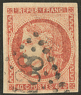 No 48l, Rouge. - TB. - R - 1870 Bordeaux Printing