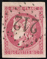 No 49, Obl Gc 212, Jolie Pièce. - TB - 1870 Bordeaux Printing