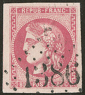 No 49a, Un Voisin, Obl Gc 1386. - TB - 1870 Bordeaux Printing